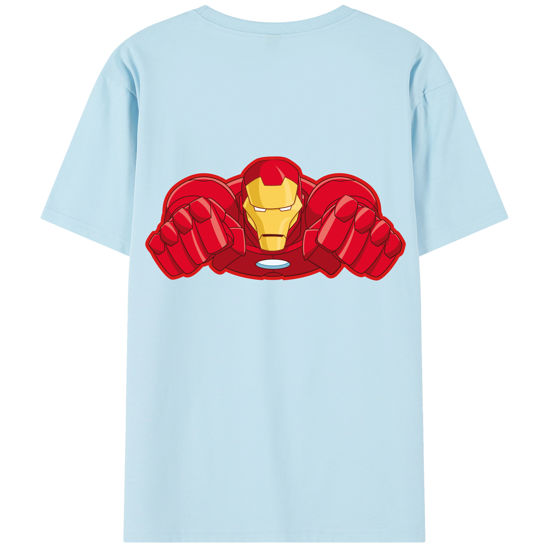 （画像用） アベンジャーズ The Avengers 綿100％半袖Tシャツ（背面プリント）